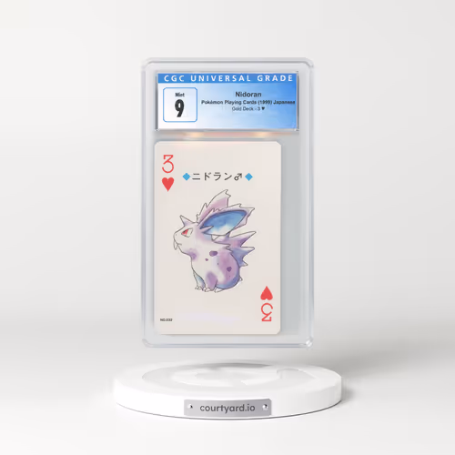 1999 Japanese Gold Deck #3§ Nidoran (m) (CGC 9 MINT)
