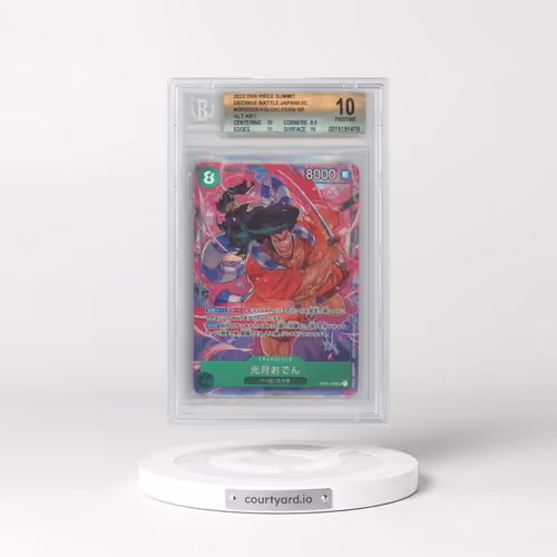2022 One Piece Card Game Paramount War Japanese #OP02030 Kouzuki Oden ALT ART SR (BGS 10 PRISTINE)