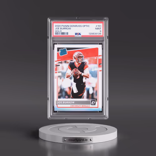 2020 Panini Donruss Optic #151 Joe Burrow - Holo (PSA 9 MINT)