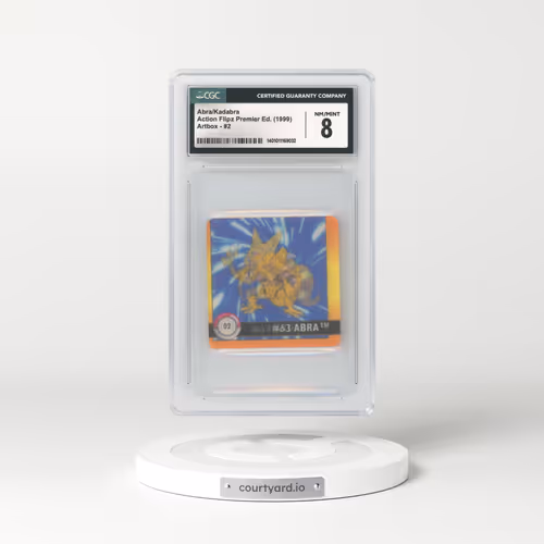 1999 Action Flipz #2 Abra/Kadabra (CGC 8 NM-MT)