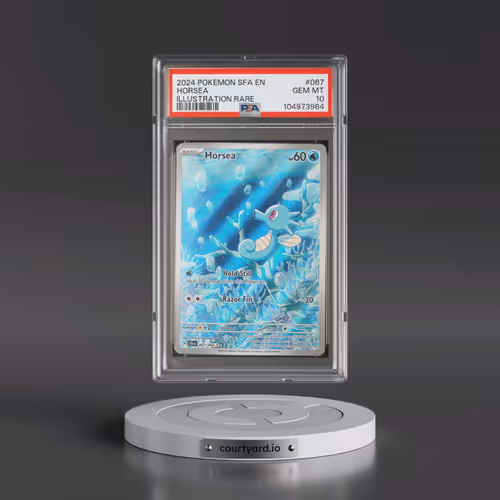2024 Pokémon Sfa EN-Shrouded Fable #067 Horsea - Illustration Rare (PSA 10 GEM MINT)