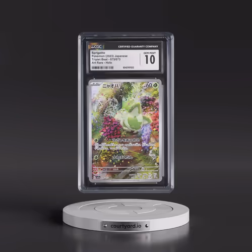 2023 Triplet Beat #075/073 Sprigatito - Art Rare Holo (CGC 10 GEM MINT)