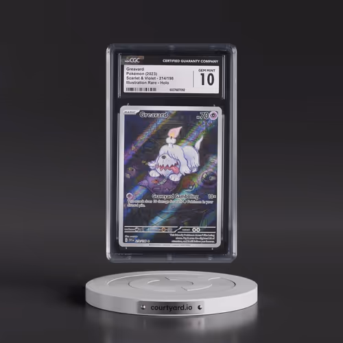 2023 Scarlet & Violet #214/198 Greavard - Illustration Rare Holo (CGC 10 GEM MINT)