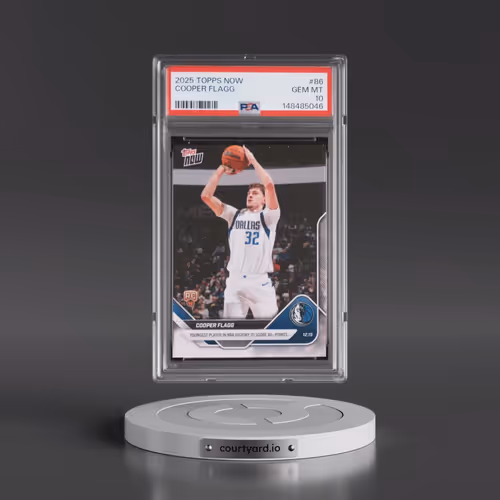 2025 Topps Now #86 Cooper Flagg (PSA 10 GEM MINT)