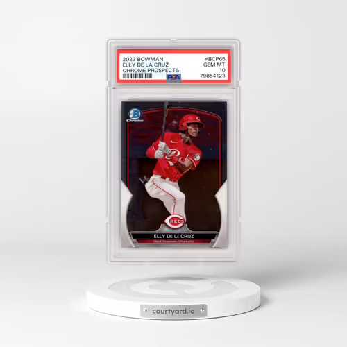 2023 Bowman Chrome Prospects #BCP65 Elly de La Cruz (PSA 10 GEM MINT)
