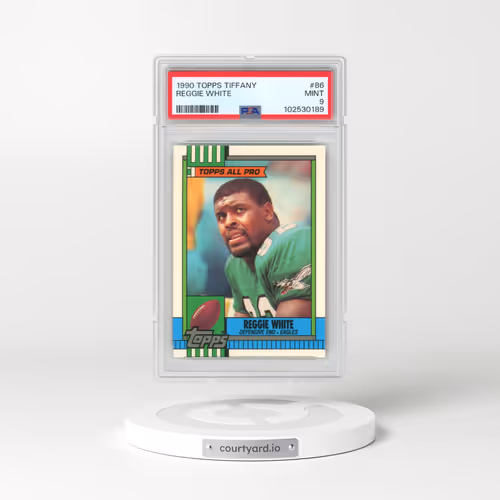 1990 Topps Tiffany #86 Reggie White (PSA 9 MINT)