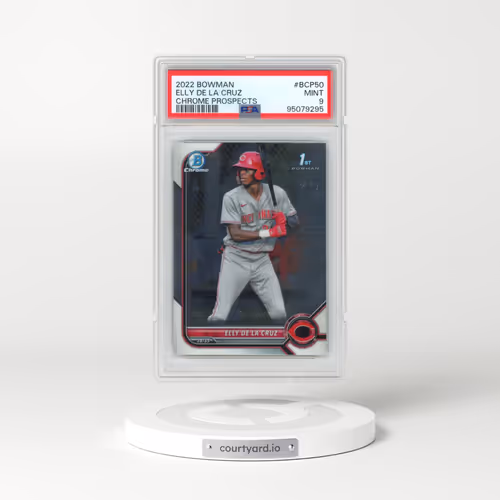 2022 Bowman Chrome Prospects #BCP50 Elly de La Cruz (PSA 9 MINT)