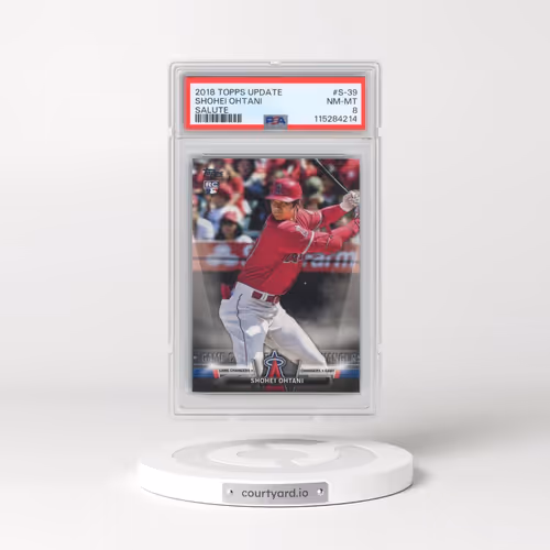 2018 Topps Update Salute #S-39 Shohei Ohtani (PSA 8 NM-MT)