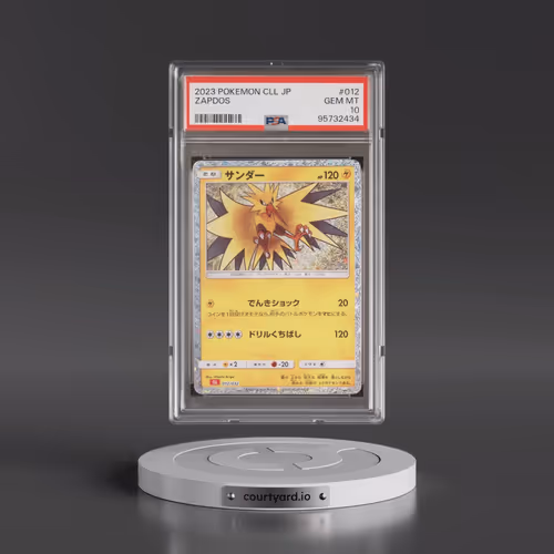 2023 Pokémon Cll-Trading Card Game Classic Charizard & HO-Oh EX Deck #012 Zapdos (PSA 10 GEM MINT)