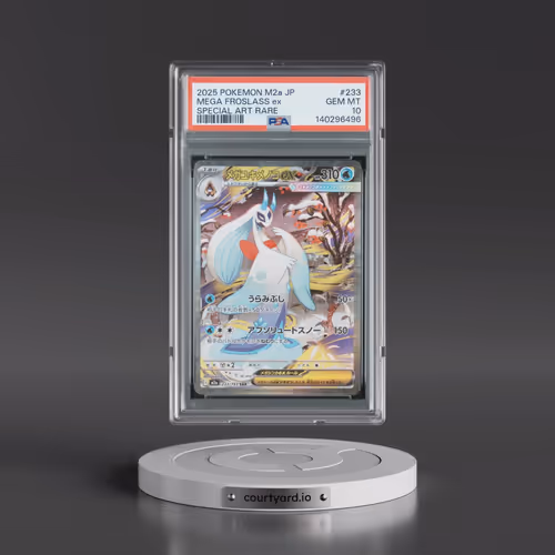 2025 Pokémon M2a-Mega Dream EX #233 Mega Froslass EX - Holo Special Art Rare (PSA 10 GEM MINT)