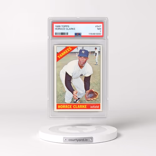 1966 Topps #547 Horace Clarke (PSA 7 NM)