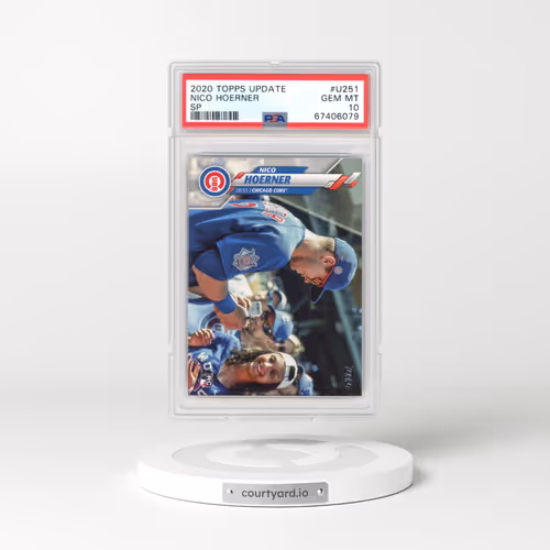 2020 Topps Update #U251 Nico Hoerner - SP (PSA 10 GEM MINT)