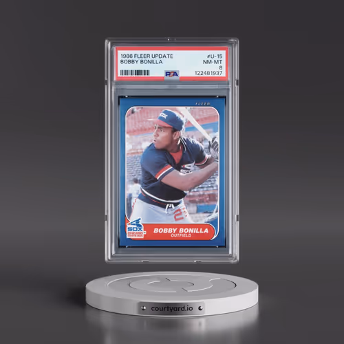1986 Fleer Update #U-15 Bobby Bonilla (PSA 8 NM-MT)