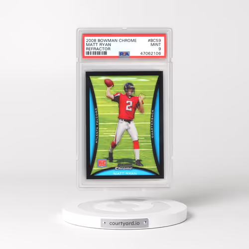2008 Bowman Chrome #BC59 Matt Ryan - Refractor (PSA 9 MINT)