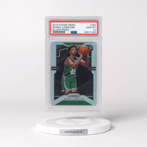 2019 Panini Prizm #260 Romeo Langford - Silver Prizm (PSA 10 GEM MINT)
