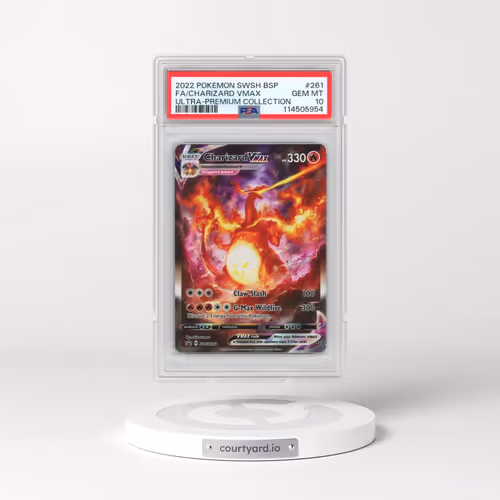 2022 Pokémon Swsh Black Star Promo #261 Charizard Vmax - Full Art Sword & Shield Ultra-Premium Colle