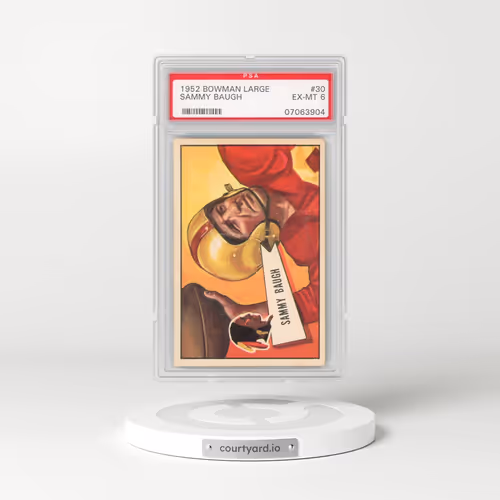 1952 Bowman Large #30 Sammy Baugh (PSA 6 EX-MT)