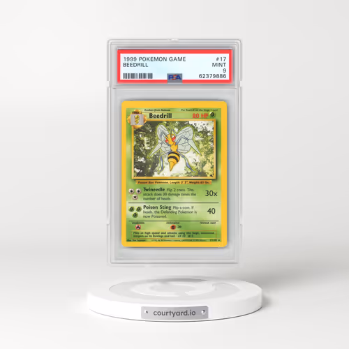 1999 Pokémon Game #17 Beedrill (PSA 9 MINT)