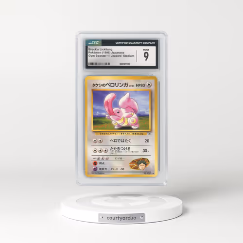 1998 Gym Booster 1: Leaders' Stadium #108 Brock's Lickitung (CGC 9 MINT)