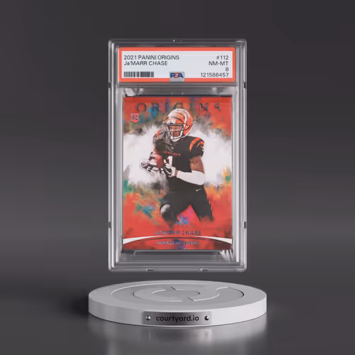 2021 Panini Origins #112 JA'Marr Chase (PSA 8 NM-MT)