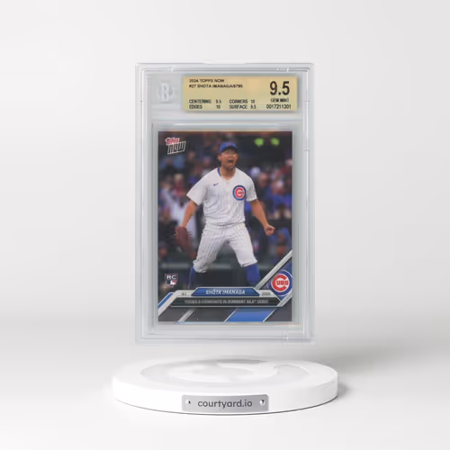 2024 Topps Now #27 Shota Imanaga (BGS 9.5 GEM MINT)
