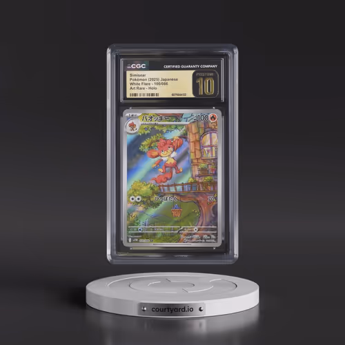 2025 White Flare - sv11W #100/086 Simisear - Art Rare Holo (CGC 10 PRISTINE)