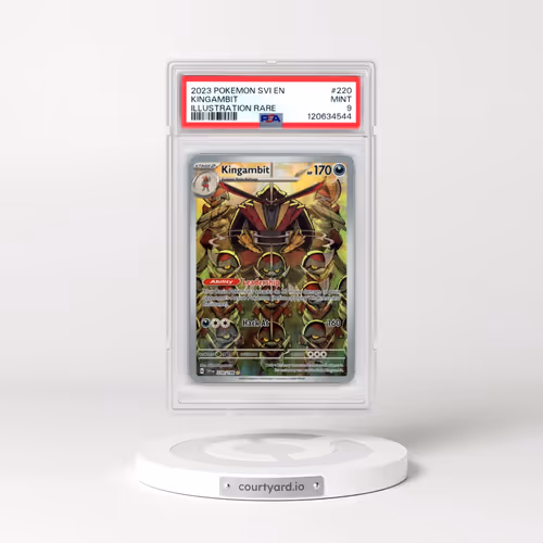 2023 Pokémon Svi EN-Scarlet & Violet #220 Kingambit - Illustration Rare (PSA 9 MINT)