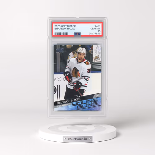 2020 Upper Deck #491 Brandon Hagel (PSA 10 GEM MINT)