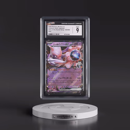 2025 Glory of the Rocket Gang - sv10 #039/098 Team Rocket's Mewtwo ex - Holo (CGC 9 MINT)