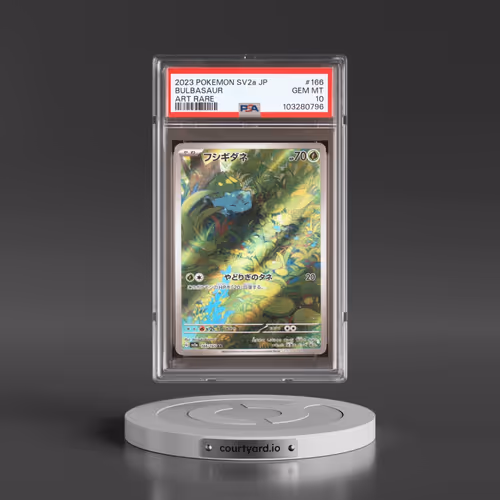 2023 Pokémon Sv2a-Pokemon 151 #166 Bulbasaur - Art Rare (PSA 10 GEM MINT)