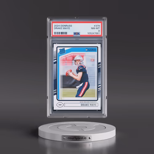 2024 Panini Donruss #379 Drake Maye (PSA 8 NM-MT)