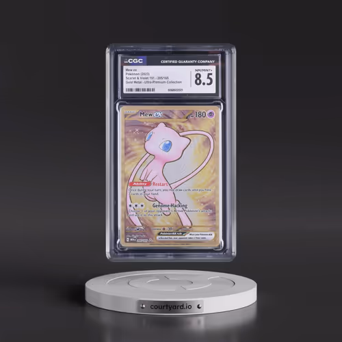 2023 Scarlet & Violet 151 - MEW EN #205/165 Mew ex - Gold Metal - Ultra-Premium Collection (CGC 8.5