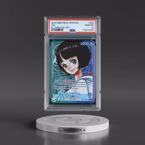 2024 One Piece OP09-Emperors in the New World #022 Lim - Alternate Art (PSA 10 GEM MINT)