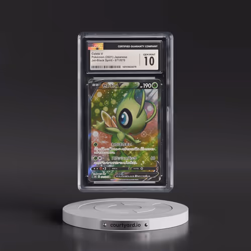 2021 Jet-Black Spirit #071/070 Celebi V - Super Rare Holo (CGC 10 GEM MINT)