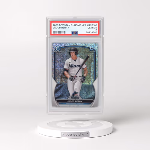 2023 Bowman Mega Box Chrome #108 Jacob Berry (PSA 10 GEM MINT)