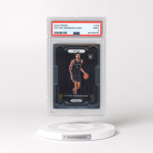 2023 Panini Prizm #136 Victor Wembanyama (PSA 9 MINT)