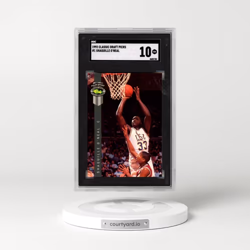 1992 Classic Draft Picks #1 Shaquille O'Neal (SGC 10 GEM MINT)
