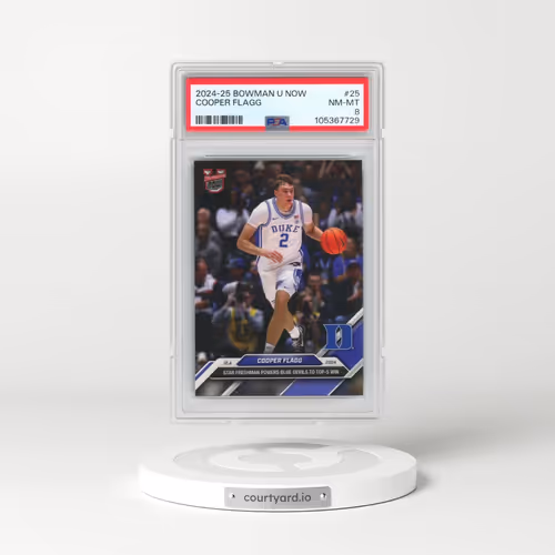 2024-25 Bowman U Now #25 Cooper Flagg (PSA 8 NM-MT)
