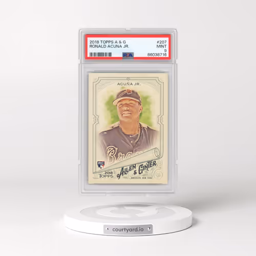 2018 Topps Allen & Ginter #207 Ronald Acuna Jr. (PSA 9 MINT)