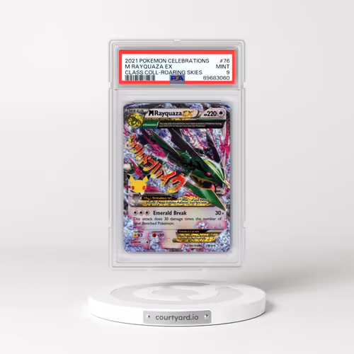 2021 Pokémon Celebrations Classic Collection #76 M Rayquaza EX - Holo (PSA 9 MINT)