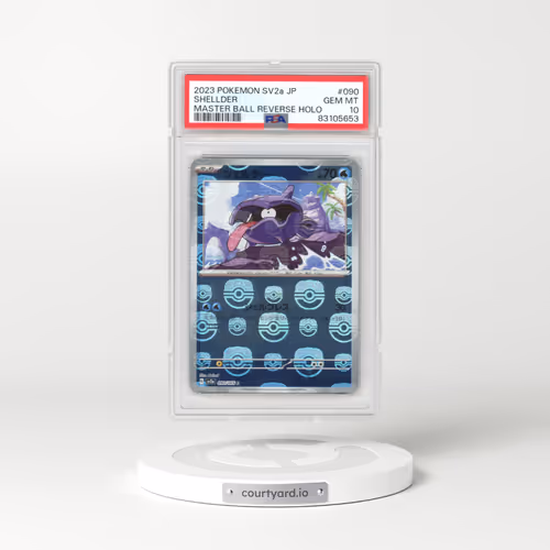 2023 Pokémon Card 151 #090 Shellder - Reverse Holo Master Ball (PSA 10 GEM MINT)