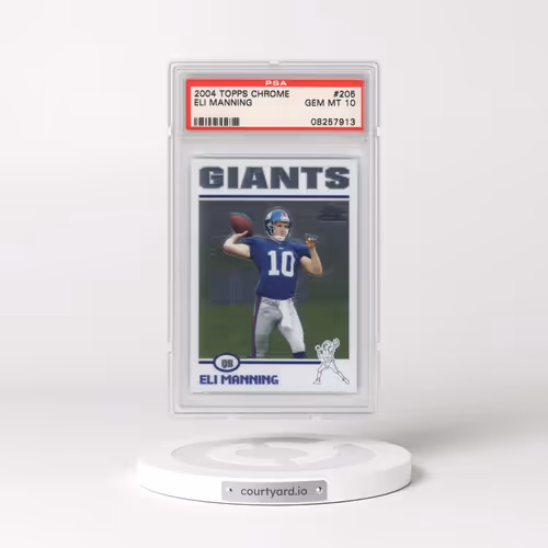 2004 Topps Chrome #205 Eli Manning (PSA 10 GEM MINT)