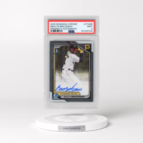 2024 Bowman Chrome Prospect Autographs #CPABB Bralyn Brazoban (PSA 9 MINT)