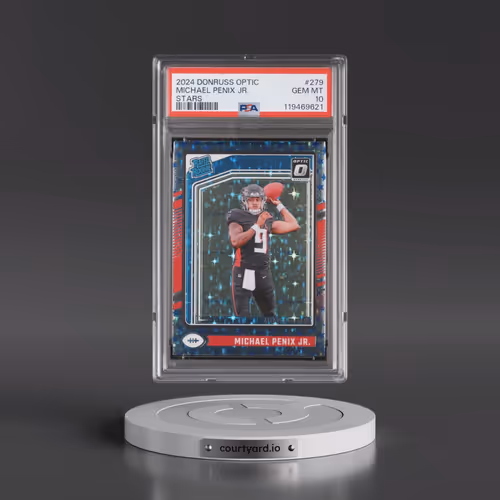 2024 Panini Donruss Optic #279 Michael Penix Jr. - Stars (PSA 10 GEM MINT)