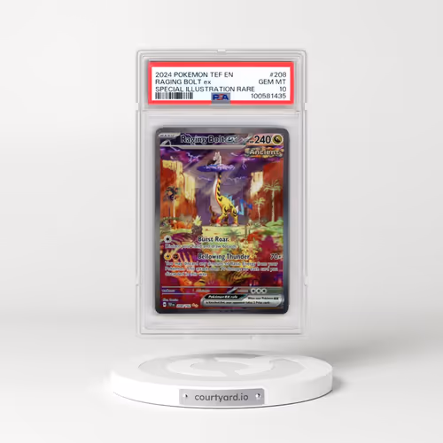 2024 Pokémon Tef EN-Temporal Forces #208 Raging Bolt EX - Holo Special Illustration Rare (PSA 10 GEM