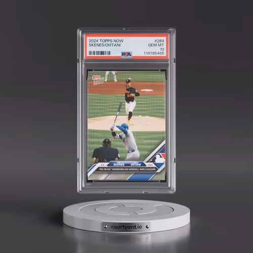 2024 Topps Now #264 Paul Skenes/Shohei Ohtani (PSA 10 GEM MINT)