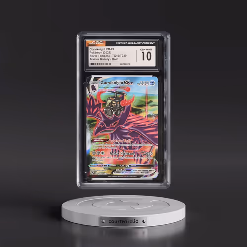 2022 Silver Tempest #TG19/TG30 Corviknight VMAX - Trainer Gallery Holo (CGC 10 GEM MINT)
