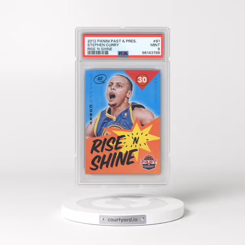 2012 Panini Past & Present Rise 'N Shine #81 Stephen Curry (PSA 9 MINT)