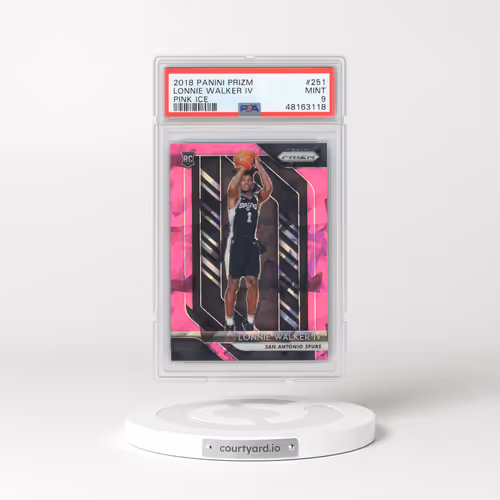 2018 Panini Prizm #251 Lonnie Walker IV - Pink Ice (PSA 9 MINT)