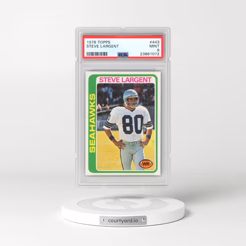 1978 Topps #443 Steve Largent (PSA 9 MINT)
